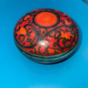 Italian Ceramic Pottery Trinket Dish Bowl From Postiano Italy